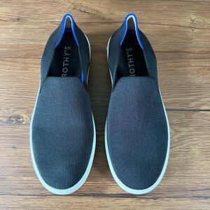 ROTHY’s Black Slip-On Flats Loafers Sneakers Women’s Size 8.5 Slip-On Shoes